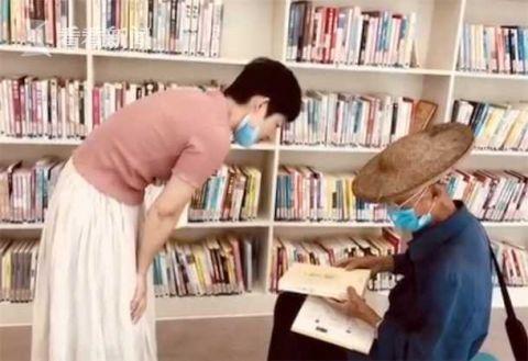 圖書(shū)館閉館日為84歲老農(nóng)一人開(kāi)放