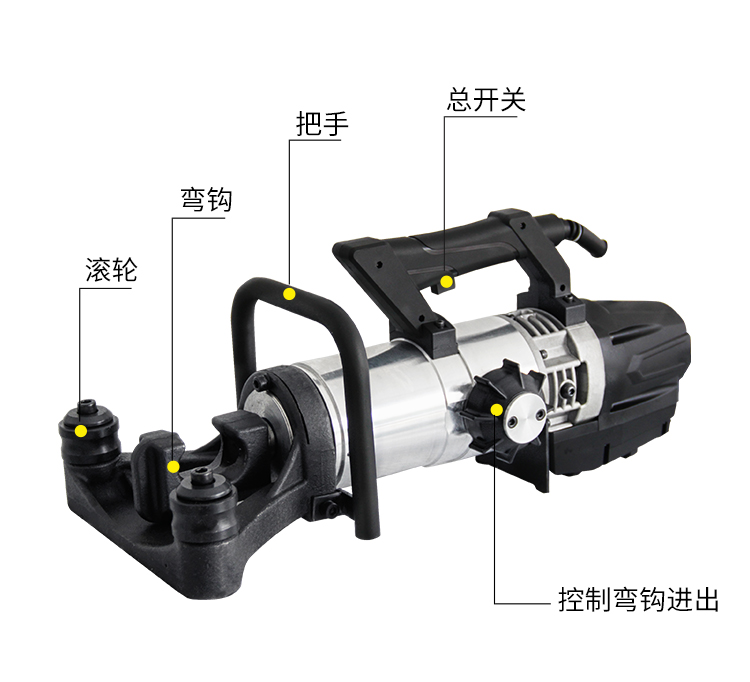 鋼筋調(diào)直彎曲一體機(jī)(圖5) 手提式鋼筋調(diào)直彎曲一體機(jī)NRB-25S(圖5)