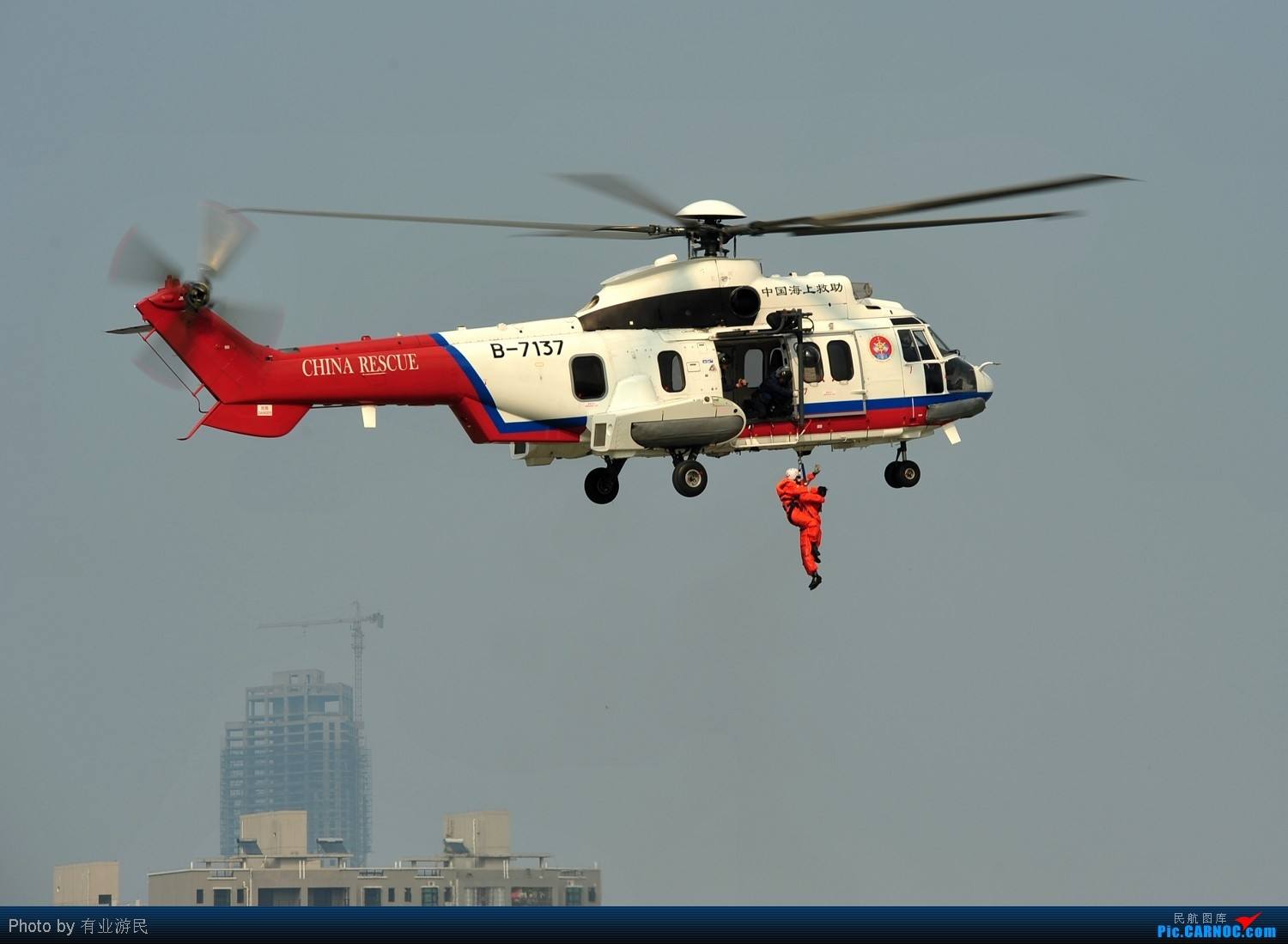 水域救援直升機(jī)，海上救助作用大！